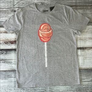 Tootsie Roll Lollipop Graphic Tee Candy T-Shirt Sz L
